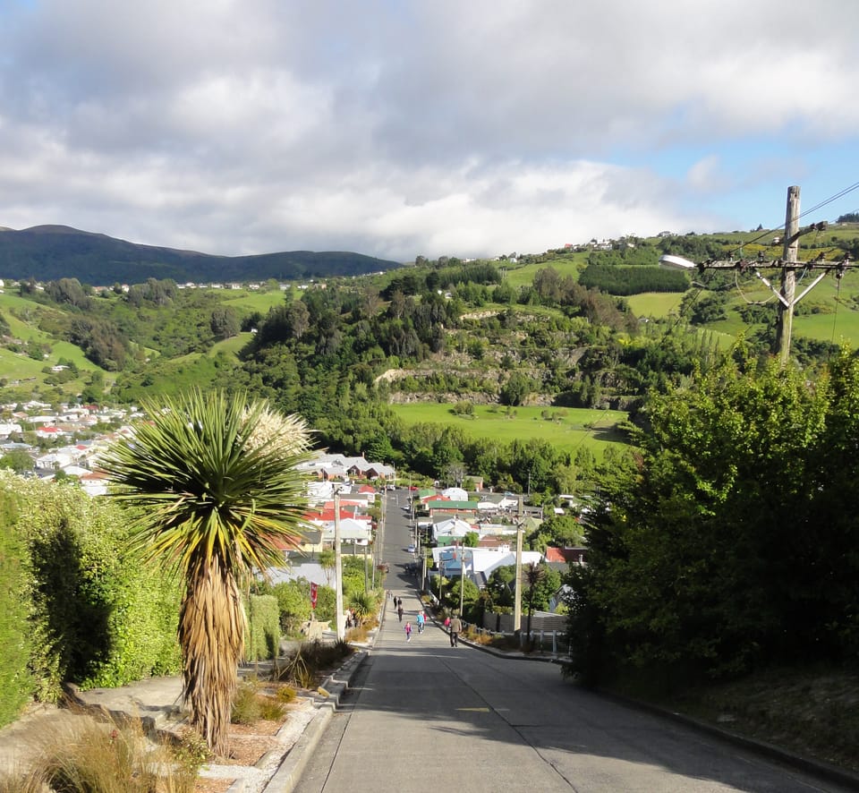 Baldwin Street Dunedin looking down