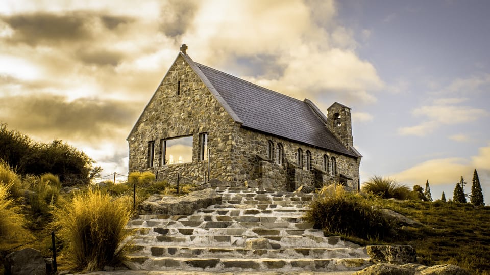 Church of Good Shepherd lake view