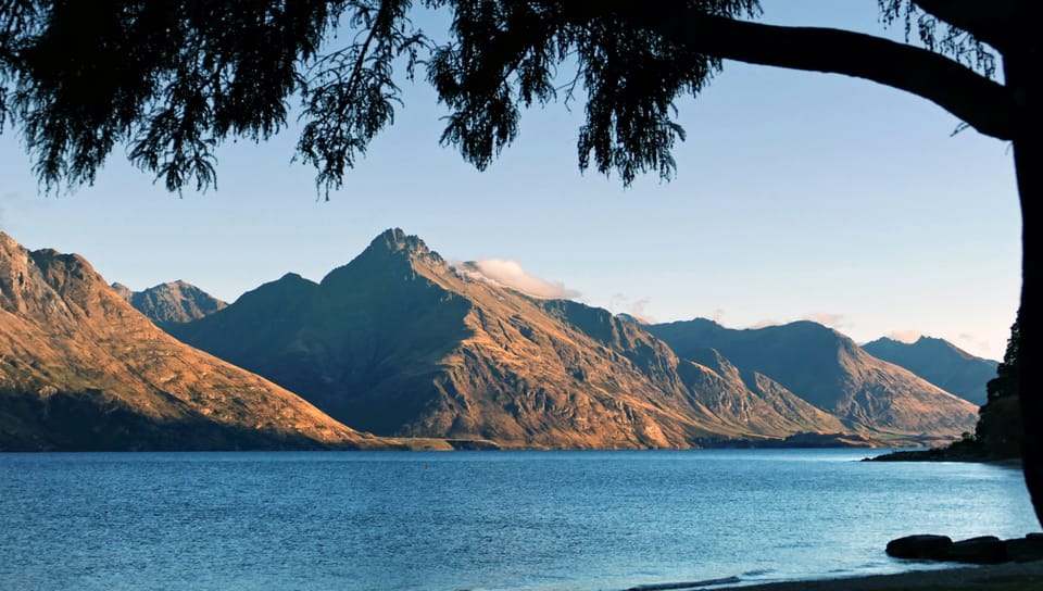 Walter Peak from Lake Wakatipu
