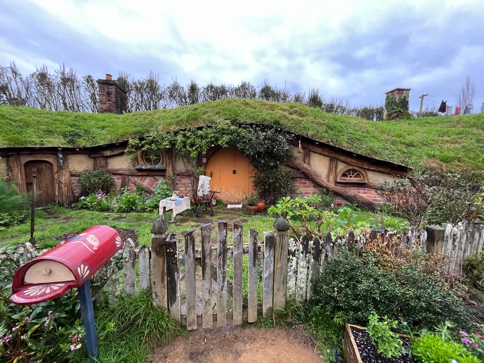 Hobbiton Movie Set landscape