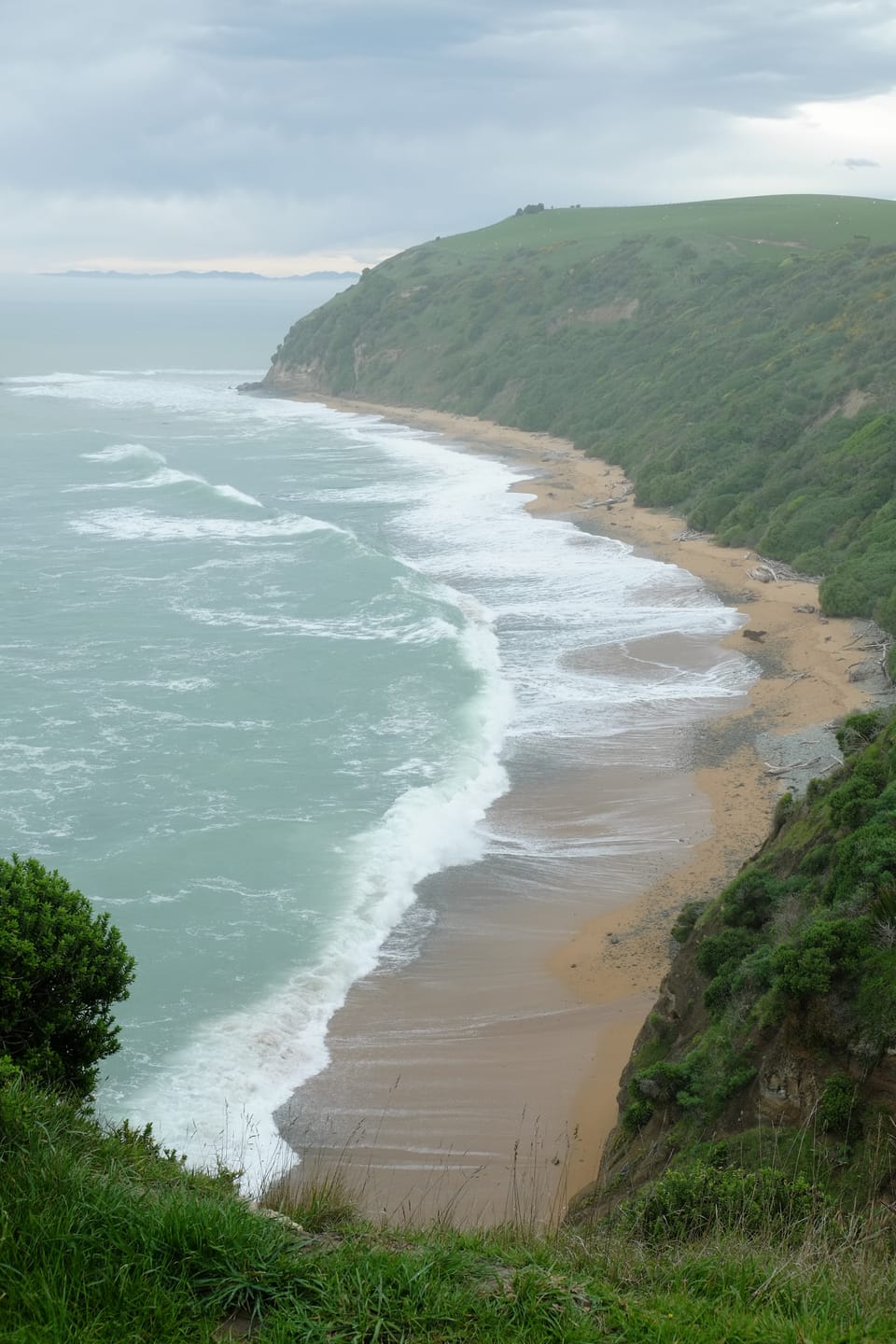 Oamaru coastal beach