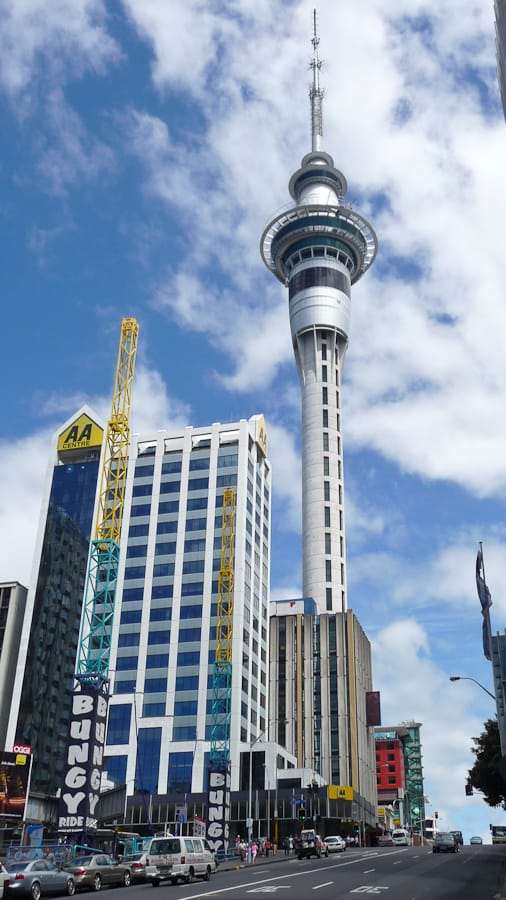 Auckland Sky Tower cityscape