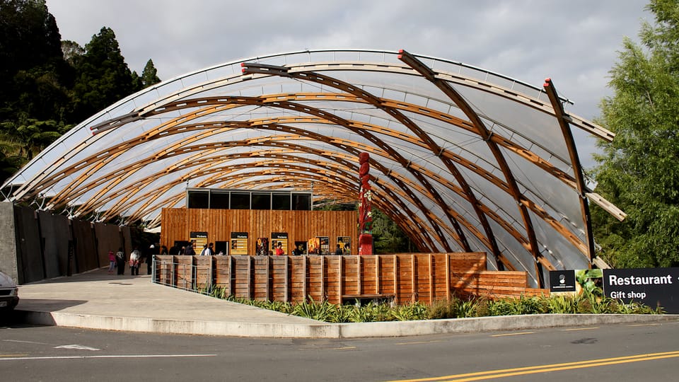 Waitomo Glowworm Caves visitor centre